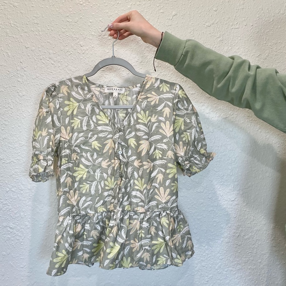 Boden Peplum Top